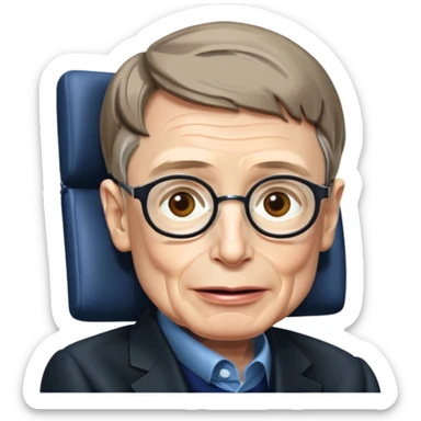 Stephen Hawking sticker