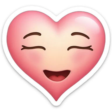 A Heart Who gives a kiss sticker