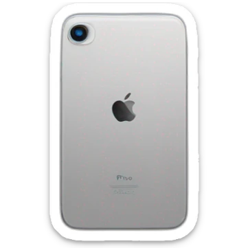 Un iPhone 14 Pro Max bleu realiste sticker