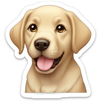 Labrador puppy cute  sticker