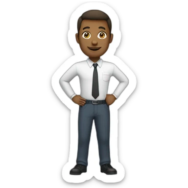 teacher who catches you wanting to run away from lessons and asks you where? sticker