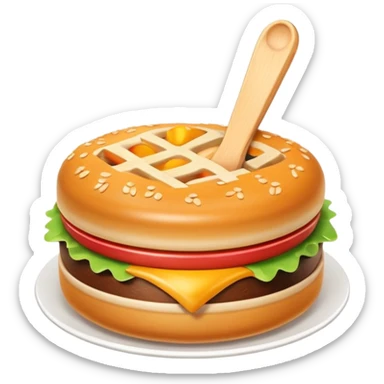 3D symbolizing loyalty and frequent customer, food theme, friendly and modern, soft lighting, glossy, isolated, no background
 sticker