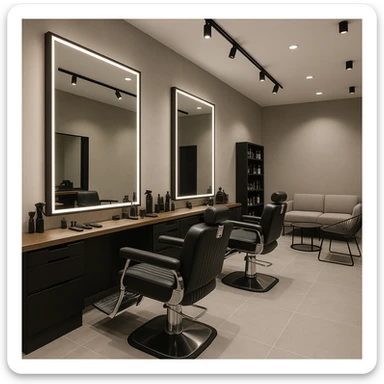 sartarosh xonani zamonaviy roq bulsin sticker