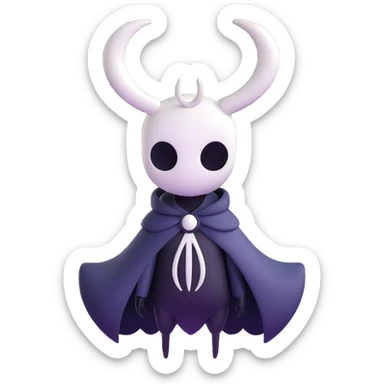 Hollow Knight character sticker