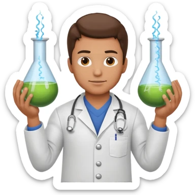 Football Player Science sticker