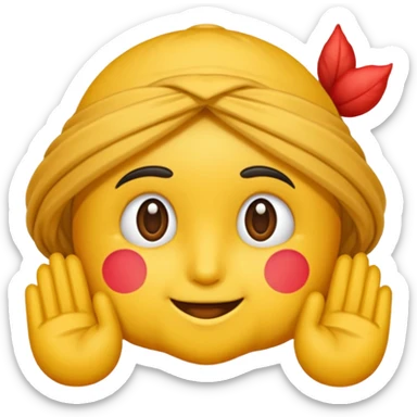 یک ایموجی ساده از میوه انار  sticker