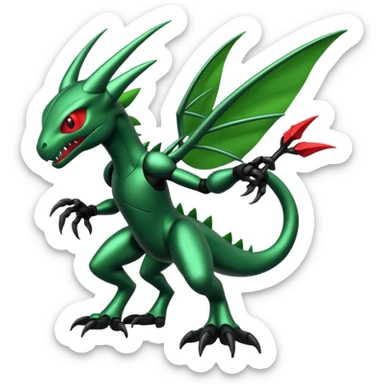 Scizor-Scyther-Grovyle-Darkrai-Fusion sticker