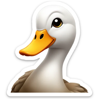 Un pato enamorado  sticker