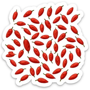 dried goji berrie sticker