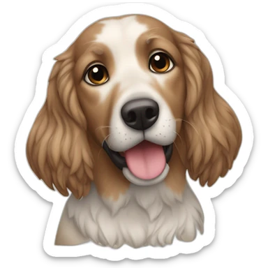 un perro con cara de rata sticker