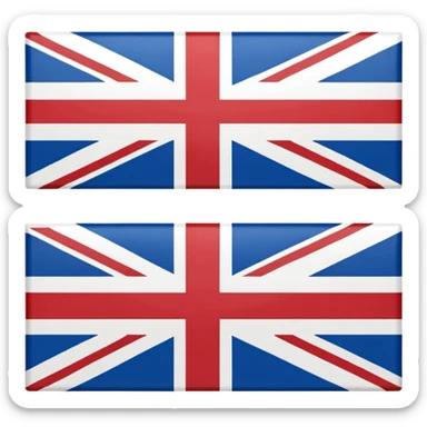british colonial flag sticker