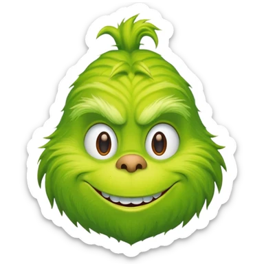 Grinch sticker