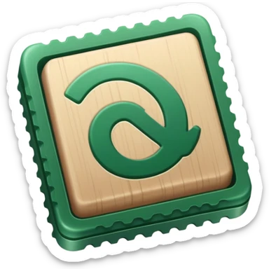 green approved stamp sticker