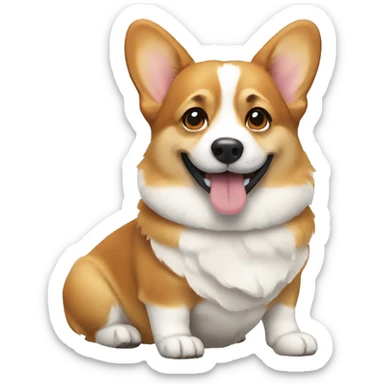 Corgi sticker