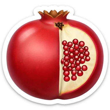 pomegranate emoji sticker