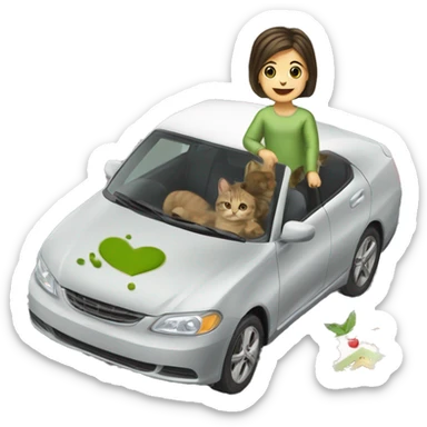 Matcha , cofe, gta , mom , children , cake , cucis, grey cat , love , car sticker