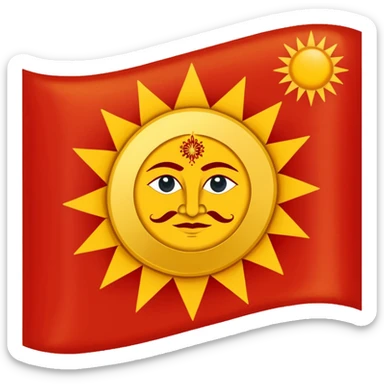 Flag of agha Mohammad khan qajar  sticker