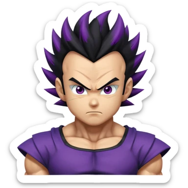 Vegeta in ultra ego form sticker