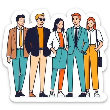 Tefi, Lewis Howes, Daniel G, Jay Shetty,Grant Cardone, Tai Lopez, Josh King Madrid, Alex Hormozi, Iman Gadzhi, Daniel G, Branden Condy, Patrick Bet-David, Dan Henry, Luke Belmar, Shelby Sapp, Leila Hormozi, Tefi Valenzuela novio, business partner, influencers, millionaire  sticker