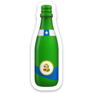 bottle-green-asturias-flag sticker