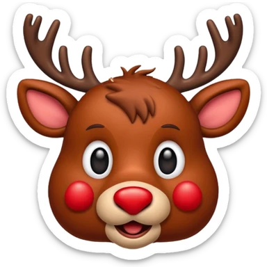 Rudolph the red nosed reindeer  sticker