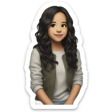 Jenna ortega wednesday sticker