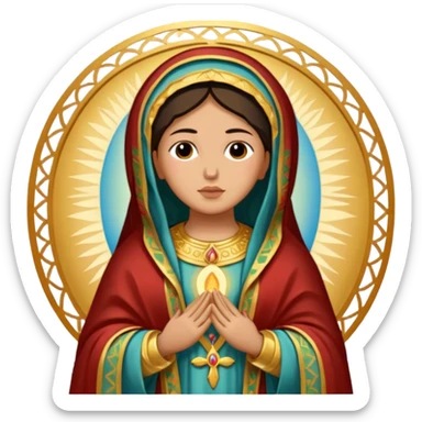 Virgen de Guadalupe sticker