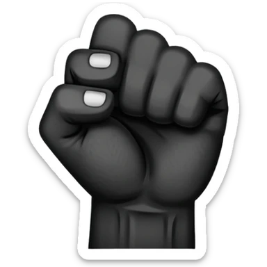 black lives matter fist sticker