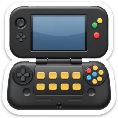 Portable game console sticker