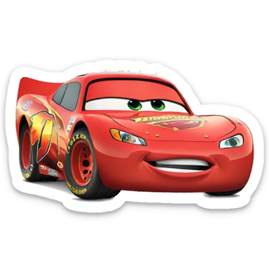 Lightning mcqueen sticker