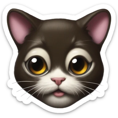 GitHub Octocat in Marvel Avengers style, oil paint, mysterious eyes, intricate lips, masterpiece portrait , odd perspective, beautiful, desirable, logical sticker