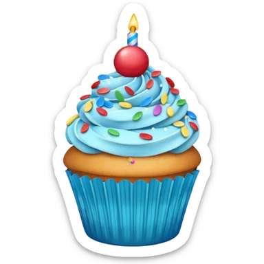 Confetti  cupcake￼ sticker