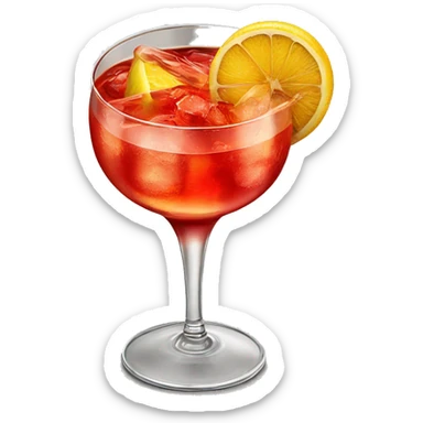 Campari Spritz cocktail  sticker