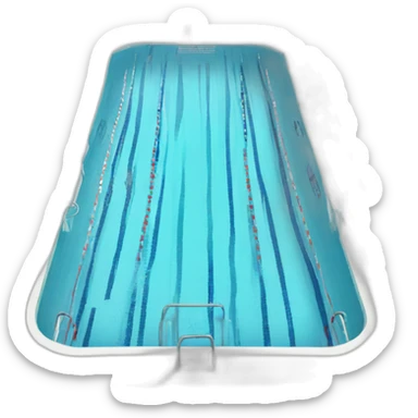 Olympic swimming pool sticker