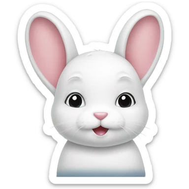 Cute bunny  sticker