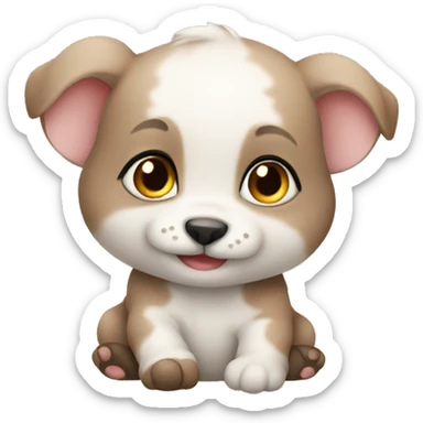 Baby animals sticker