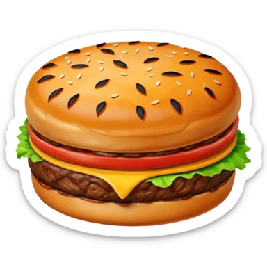 A beef patty sticker