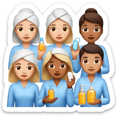 Ai emoji skin care sticker