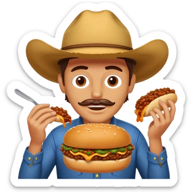 Sloppy Joe cowboy sticker