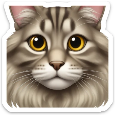 Main Coon enfadado  sticker