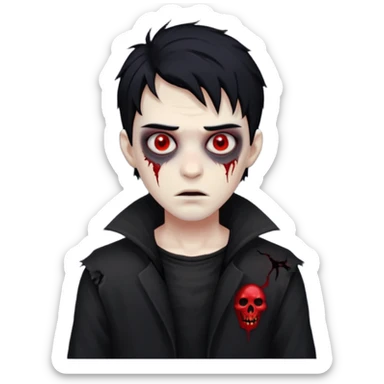 male ghoul (tokyo ghoul) sticker