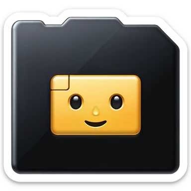 sd card for camera sticker