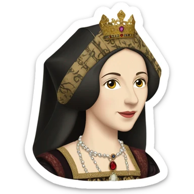 Queen catherine of Aragon details  sticker
