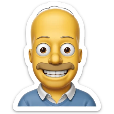 Homer simpson sticker