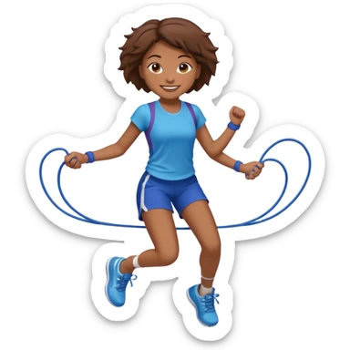 Jump rope sticker