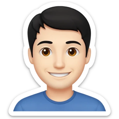 Un  emoji et un sexe homme sticker