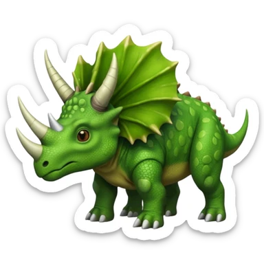 Dinossauro triceratops sticker