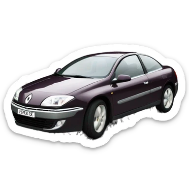 One Renault Laguna Coupe V6 sticker