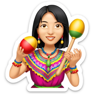 Maraca Player sticker