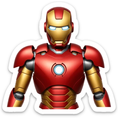 ıron man robot lookalike sticker